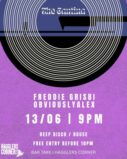 Poster for Cantina Bar Takk set on 13th June 2026