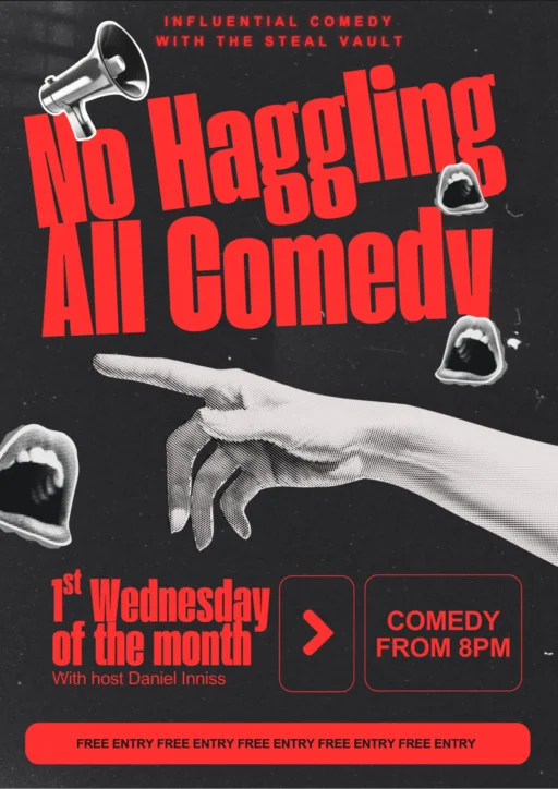 comedy web poster
